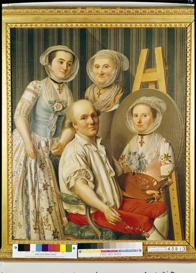 The Artist and His Family by Antoine Raspal